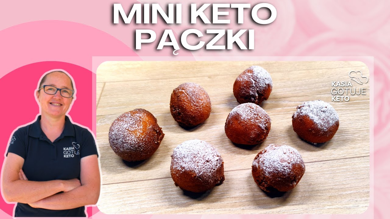 Kasia Gotuje Keto -  Mini Keto pączki