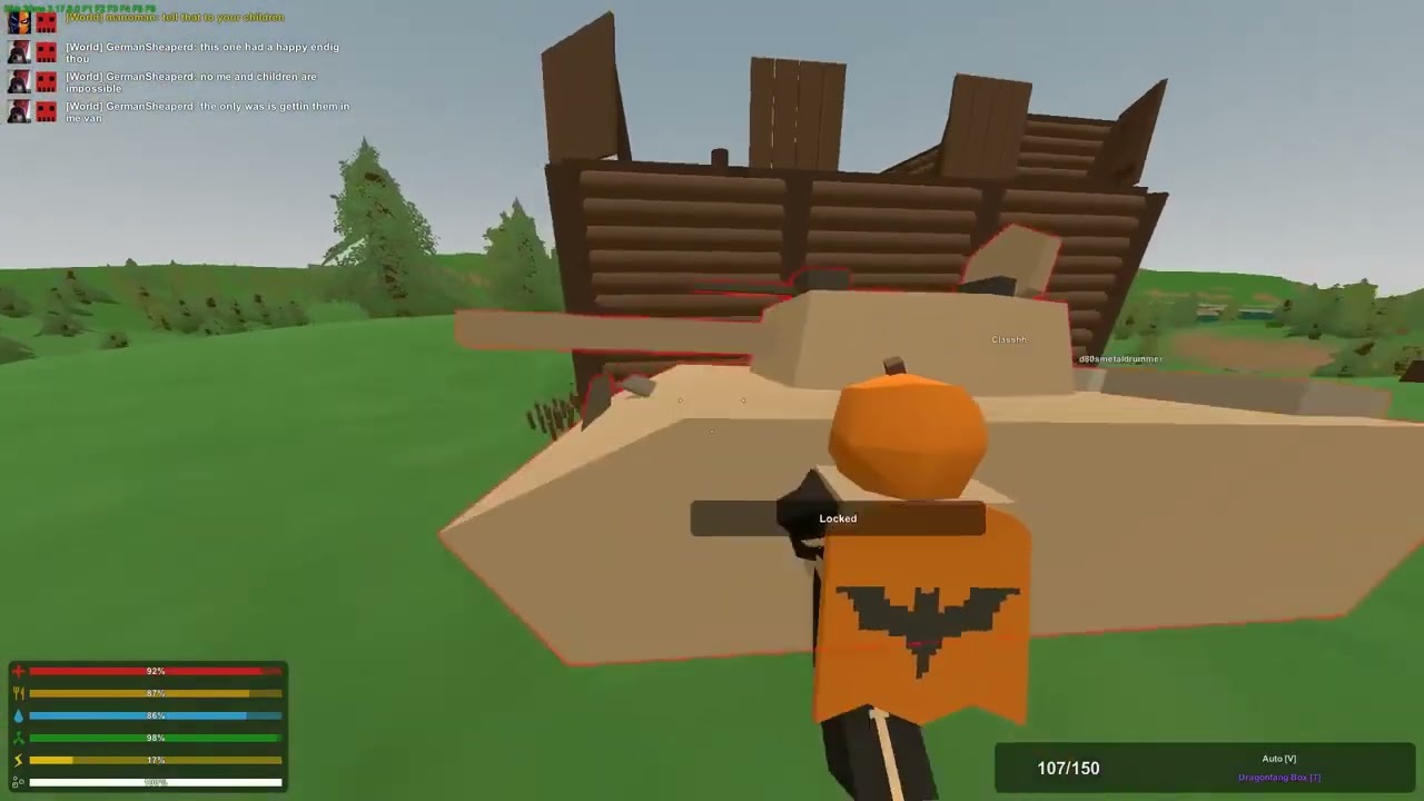 Secret Underground Great Wall Of Lockers Base Raid | Unturned Vanilla PVP |   | Archive 3 |