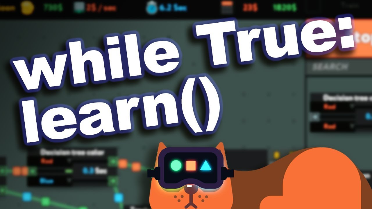 while True: learn() | Awesome Maching Learning Game!