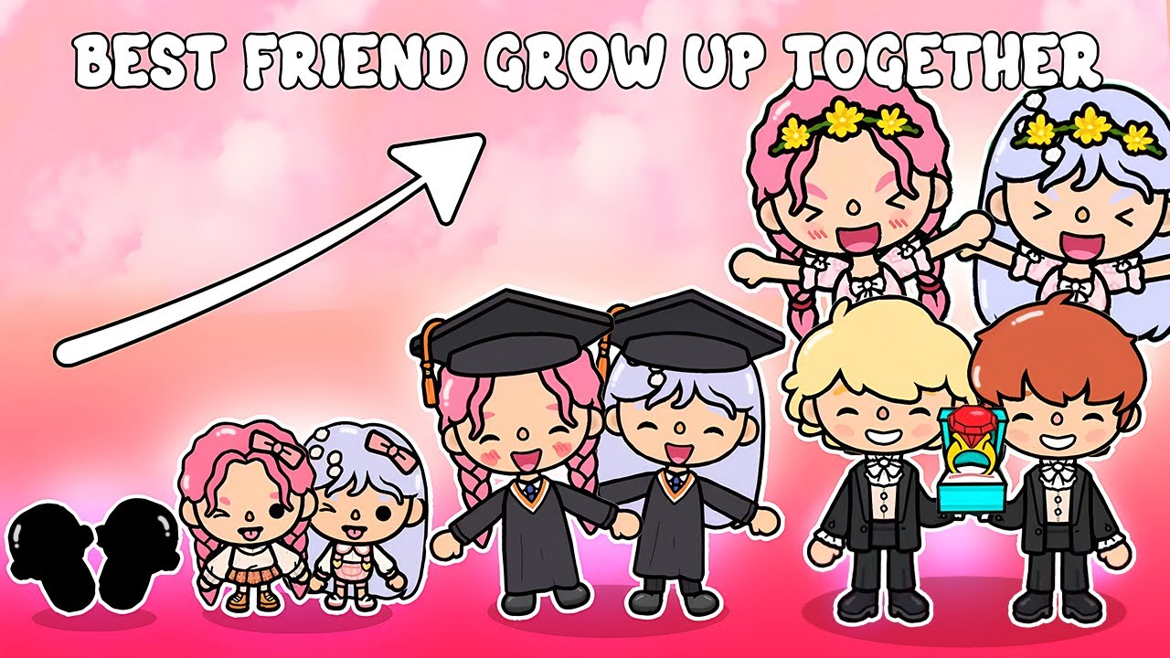 Best Friend Grow Up Together 🤩😥 |Toca Life Story |Toca Boca