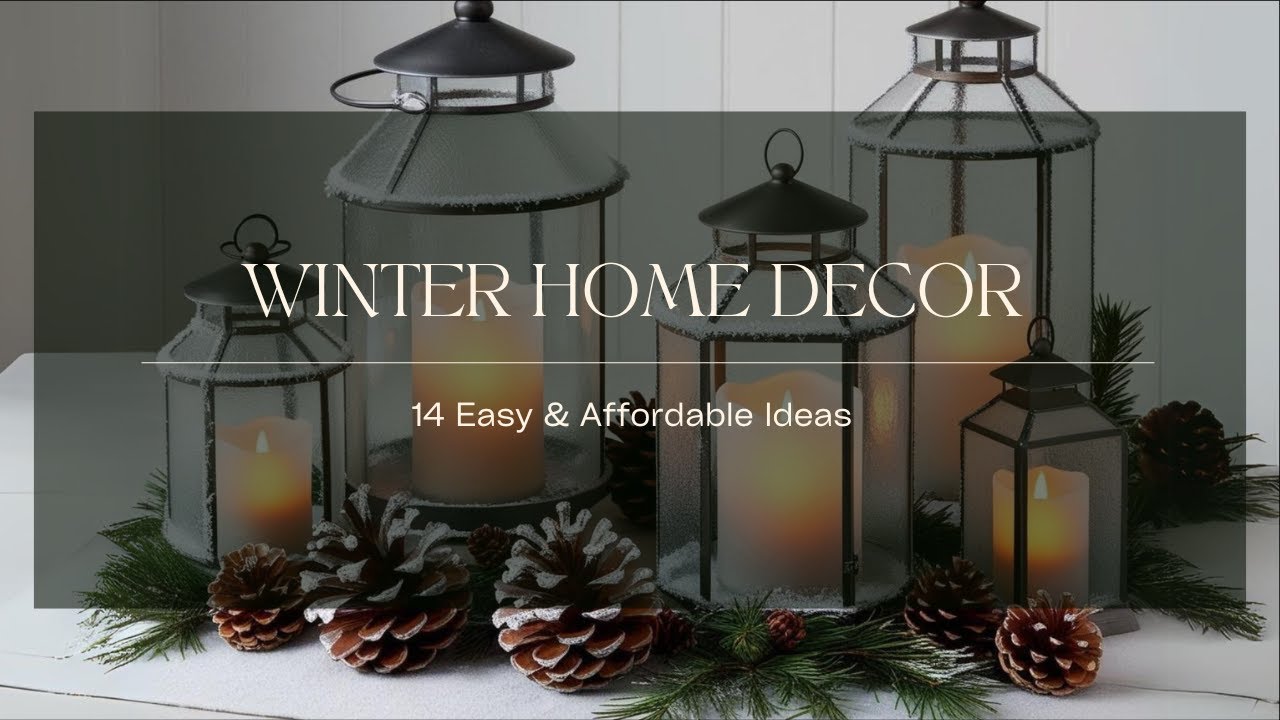 ❄️EASY & AFFORDABLE WINTER DECOR IDEAS 💡
