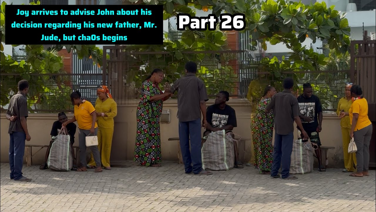 Joy arrives to advise John about his decision regarding his new father, Mr. Jude, but cha0s begins