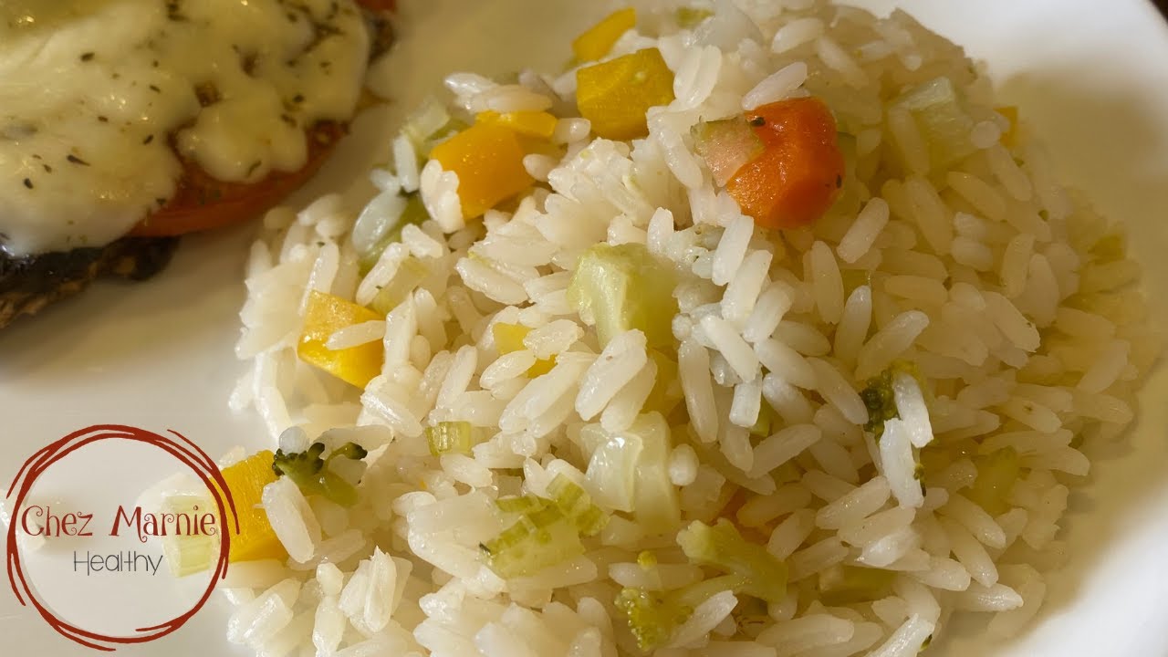 Arroz con vegetales en Instant Pot