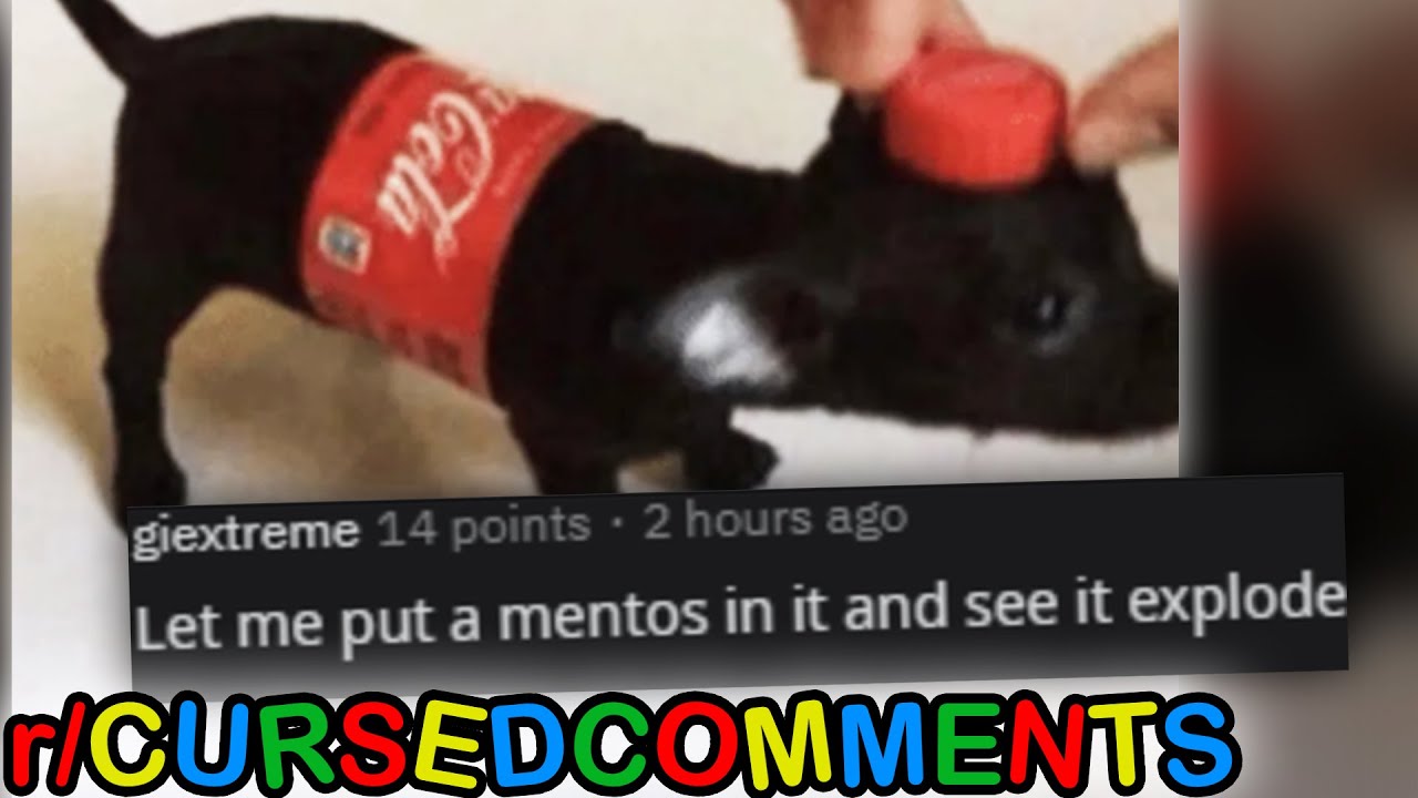 r/CursedComments · put mentos in it