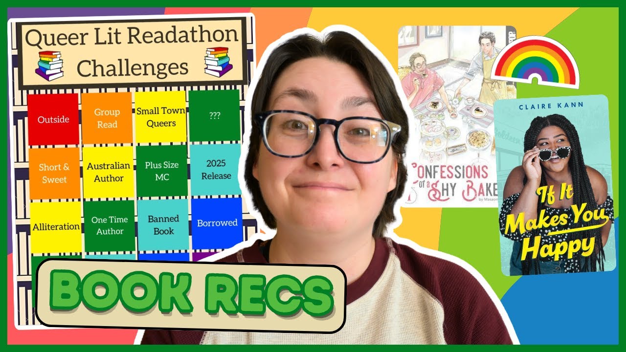 🏳️&zwj;🌈 Recommending Books for Every Queer Lit Readathon Round 15 Prompt & My Hopefuls! 📚