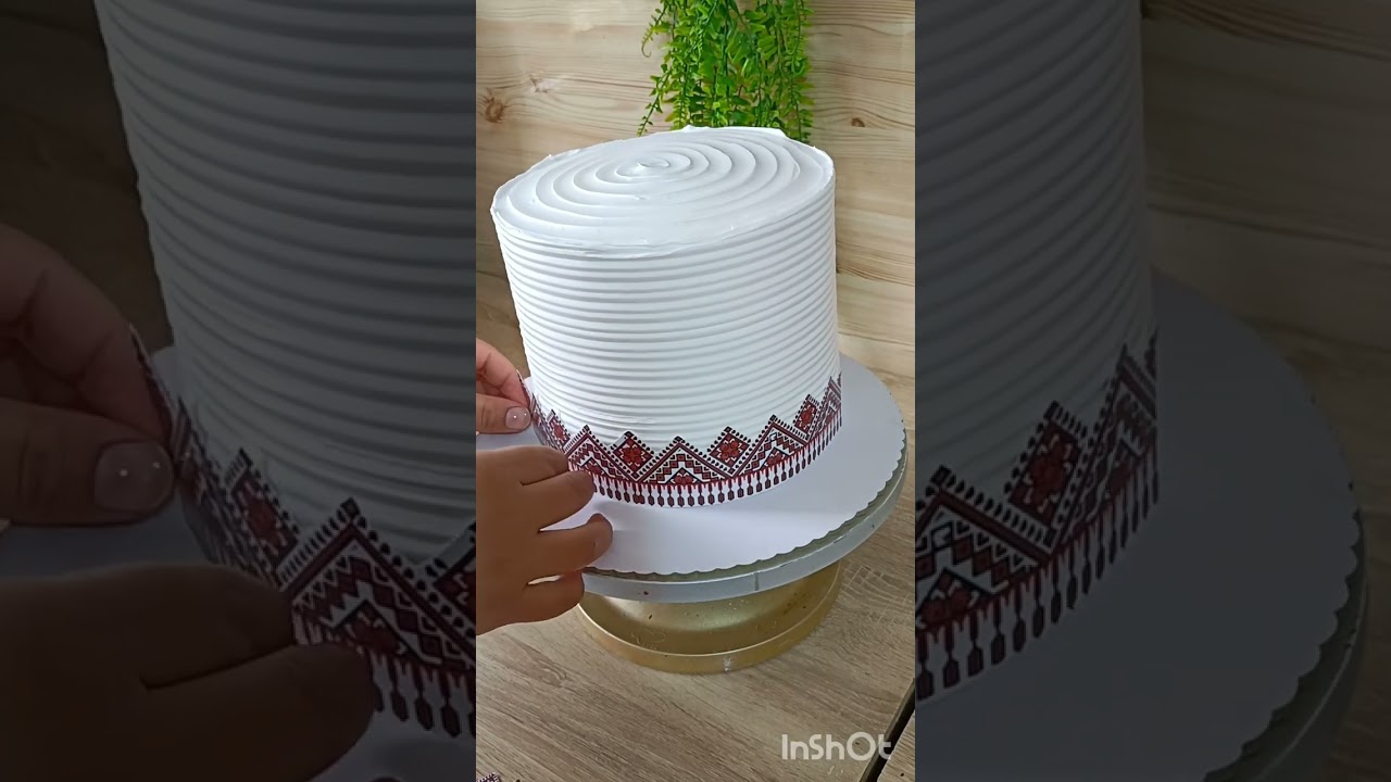 تزيين كيكه حنه حسب الطلب بكل تفاصيلها فيديو للمبتدئين ان شاءلله يعجبكم