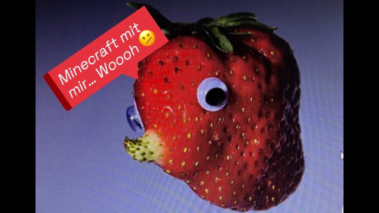 Ich die Erdbeere zocke Minecraft... woooooh ._. l abonnieren nicht vergessen!
