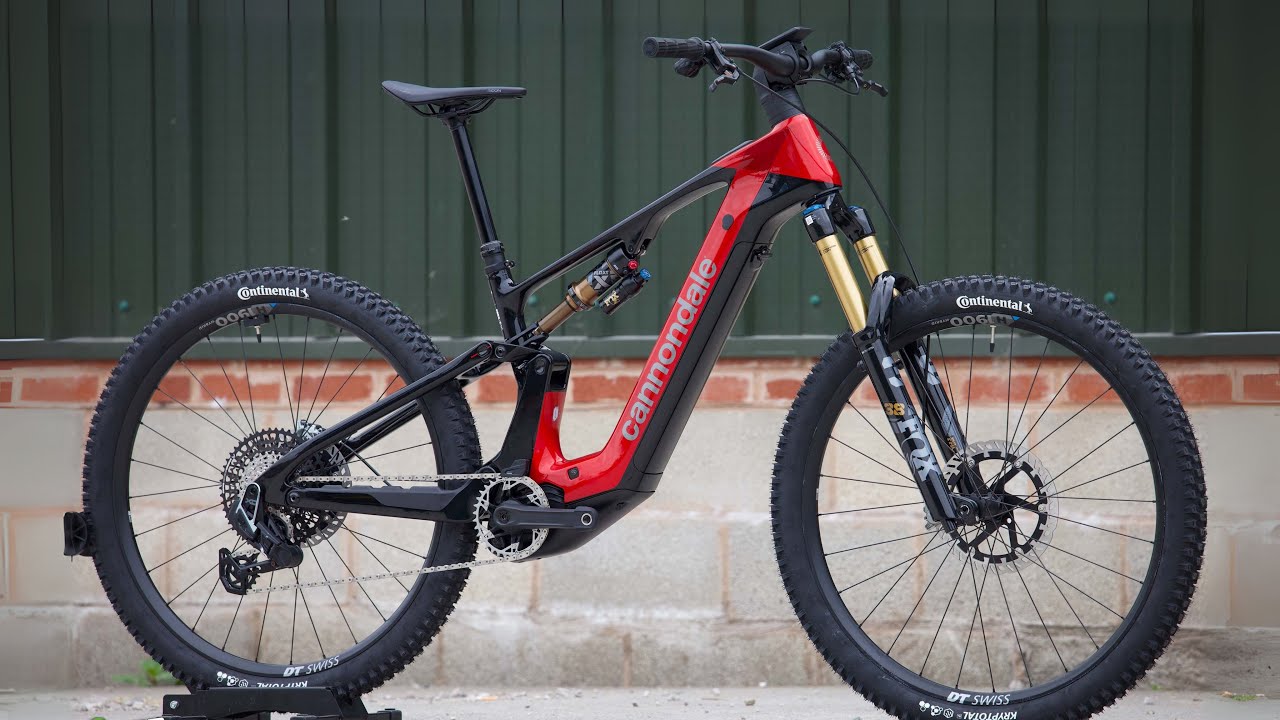 Cannondale Moterra Carbon 1 - full suspension electric mountain bike - walk around