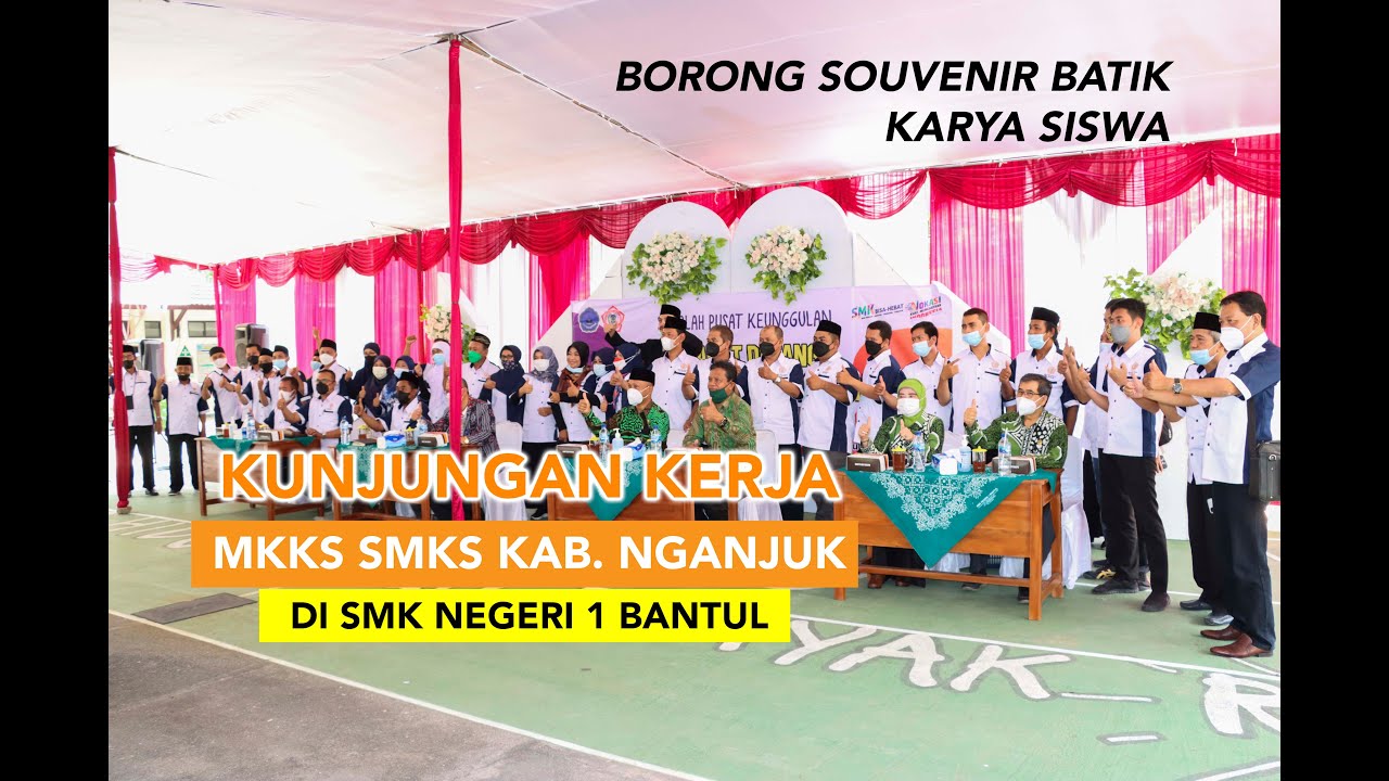 KUNJUNGAN KERJA MKKS SMKS KAB NGANJUK di SMKN 1 BANTUL