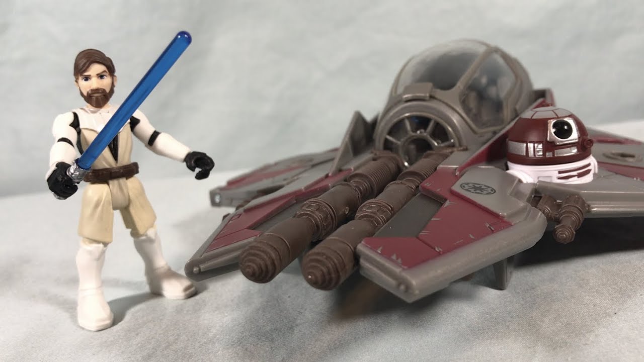 Star Wars Mission Fleet Jedi Starfighter with Obi-Wan Kenobi Review