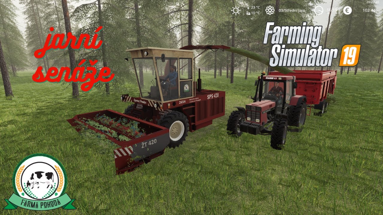 🚜 Jarn&iacute; sen&aacute;že 🍀 na Uncharted FS19 Farma Pohoda FS #54