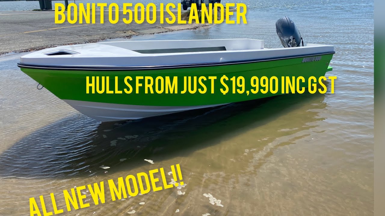 Introducing The All New Bonito Boats 500 Islander Tiller Steer, with Yamaha 70 HP