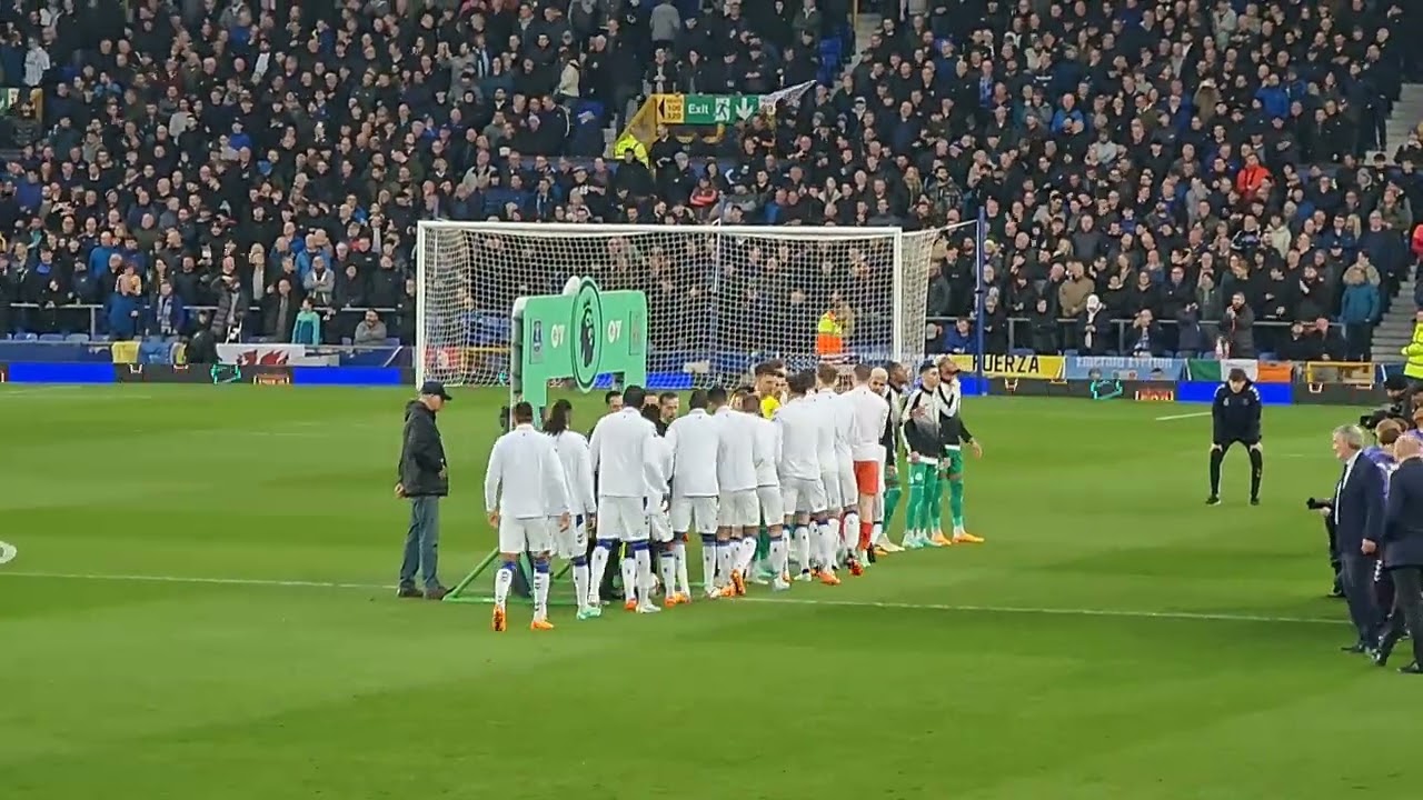 Everton 1-4 Newcastle United Entrance Sirens Z Cars 27/04/23