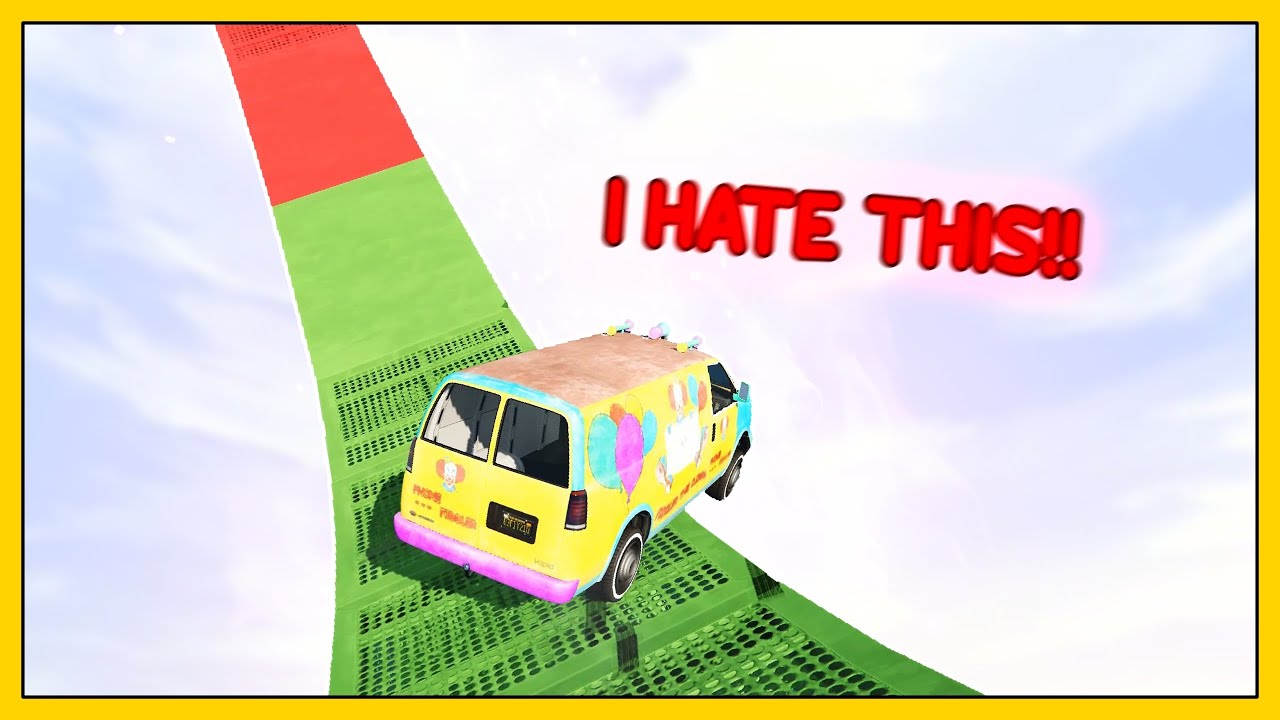 THE GTA 5 CLOWN PARKOUR RACE FROM HELL