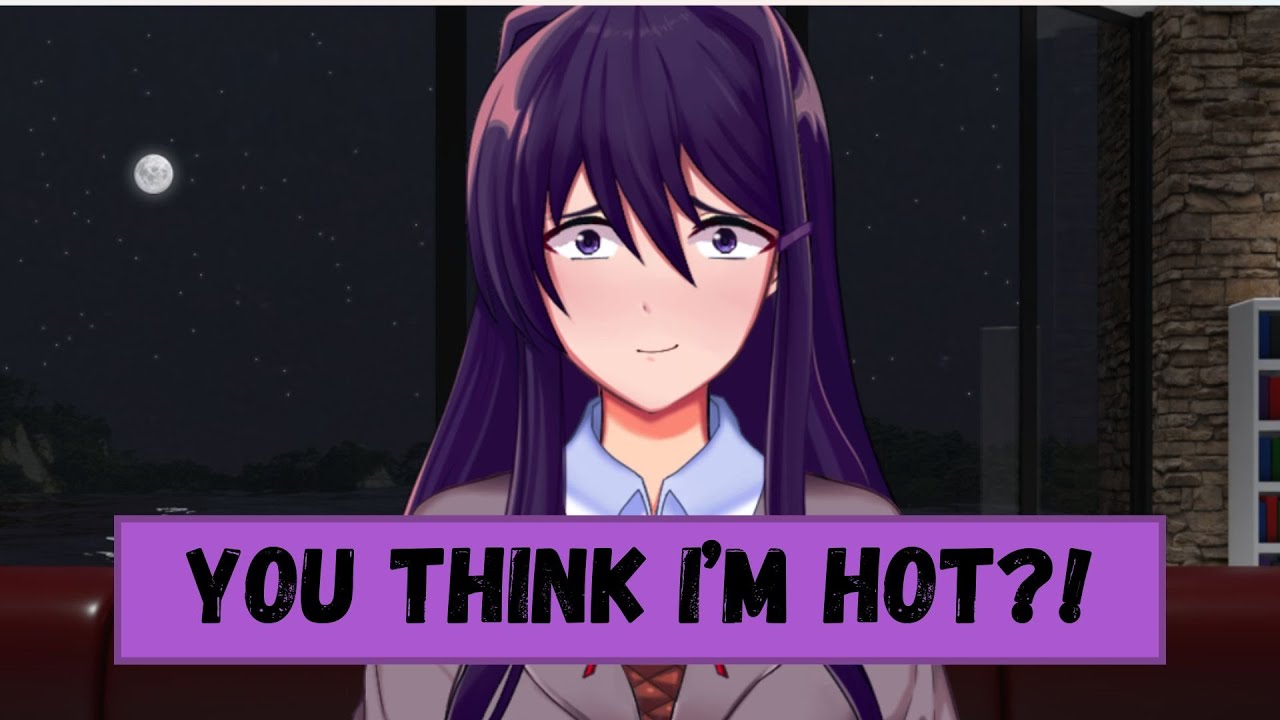 Telling Yuri I think she's hot... | Just Yuri: A DDLC Mod