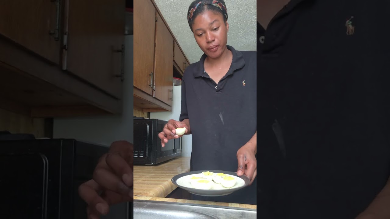 Putting Italian sandwiches in the fridge, and eating boiled eggs. #mukbang #boiledeggs #eating