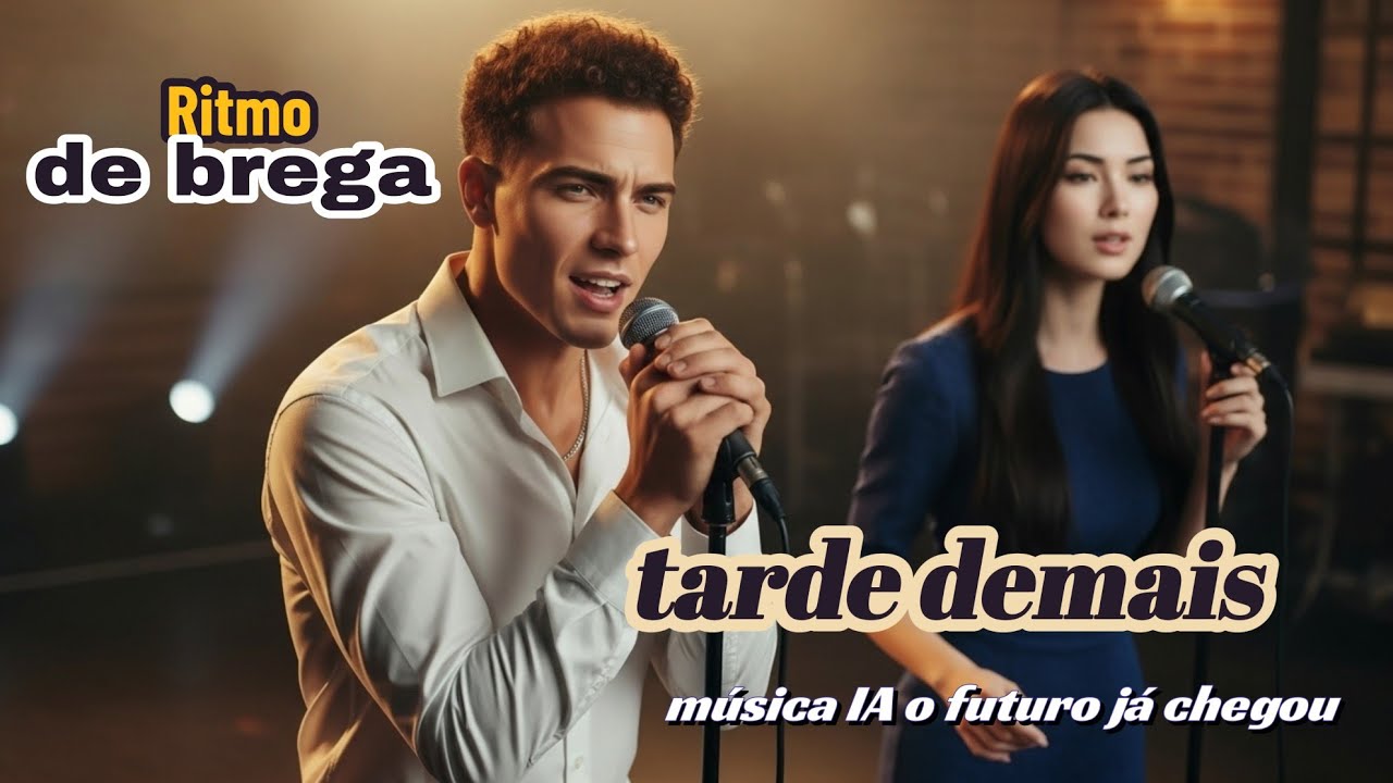 Ritmo brega tarde demais musica IA o futuro já chegou