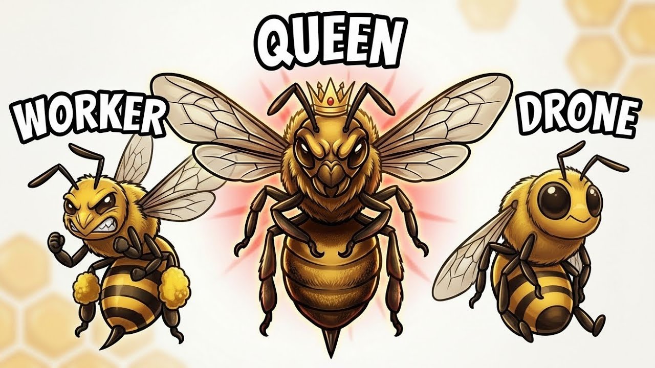 Every Type of Bee in a Hive Explained