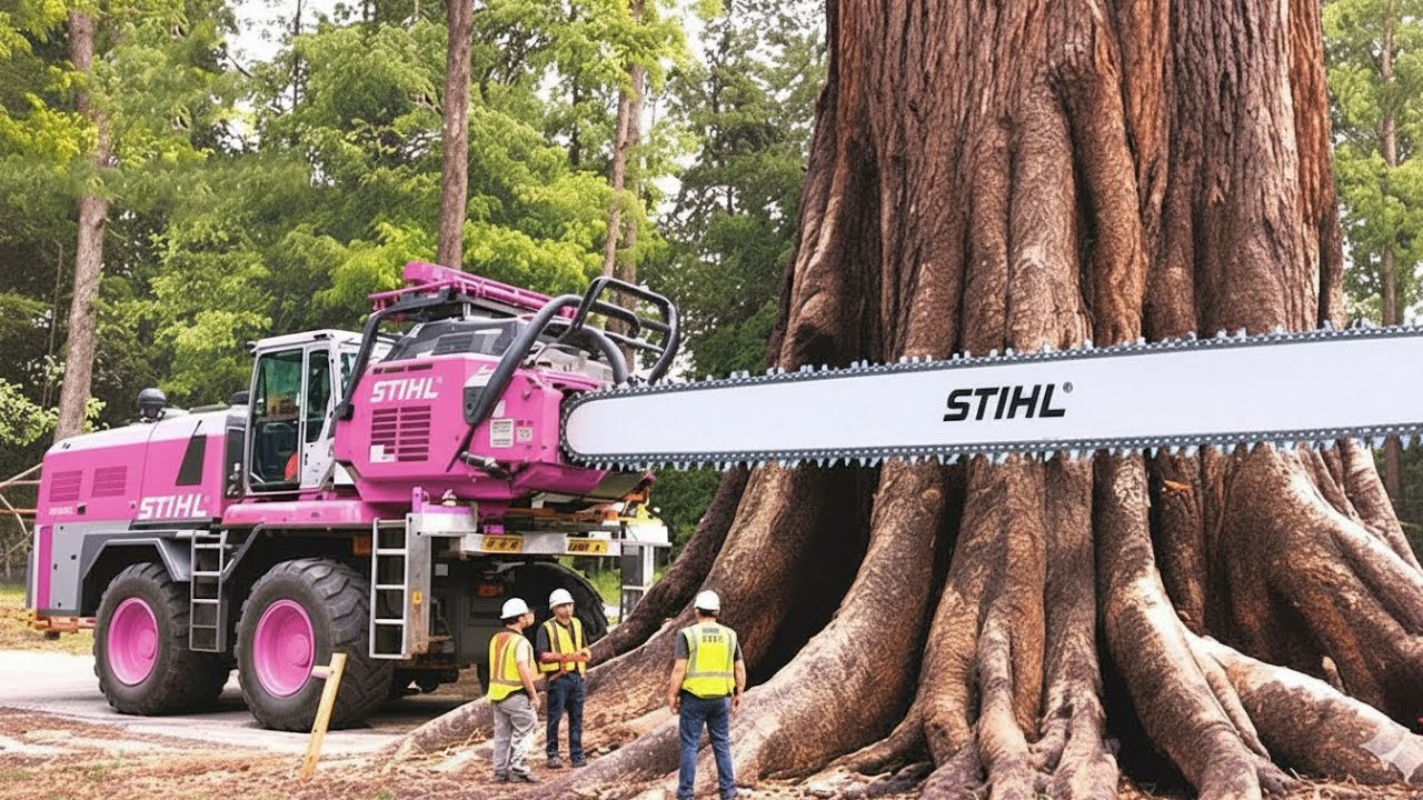 The Process of Sawing Giant Trees to Make Unique Wooden Cabinets // High-End, Expensive Furniture