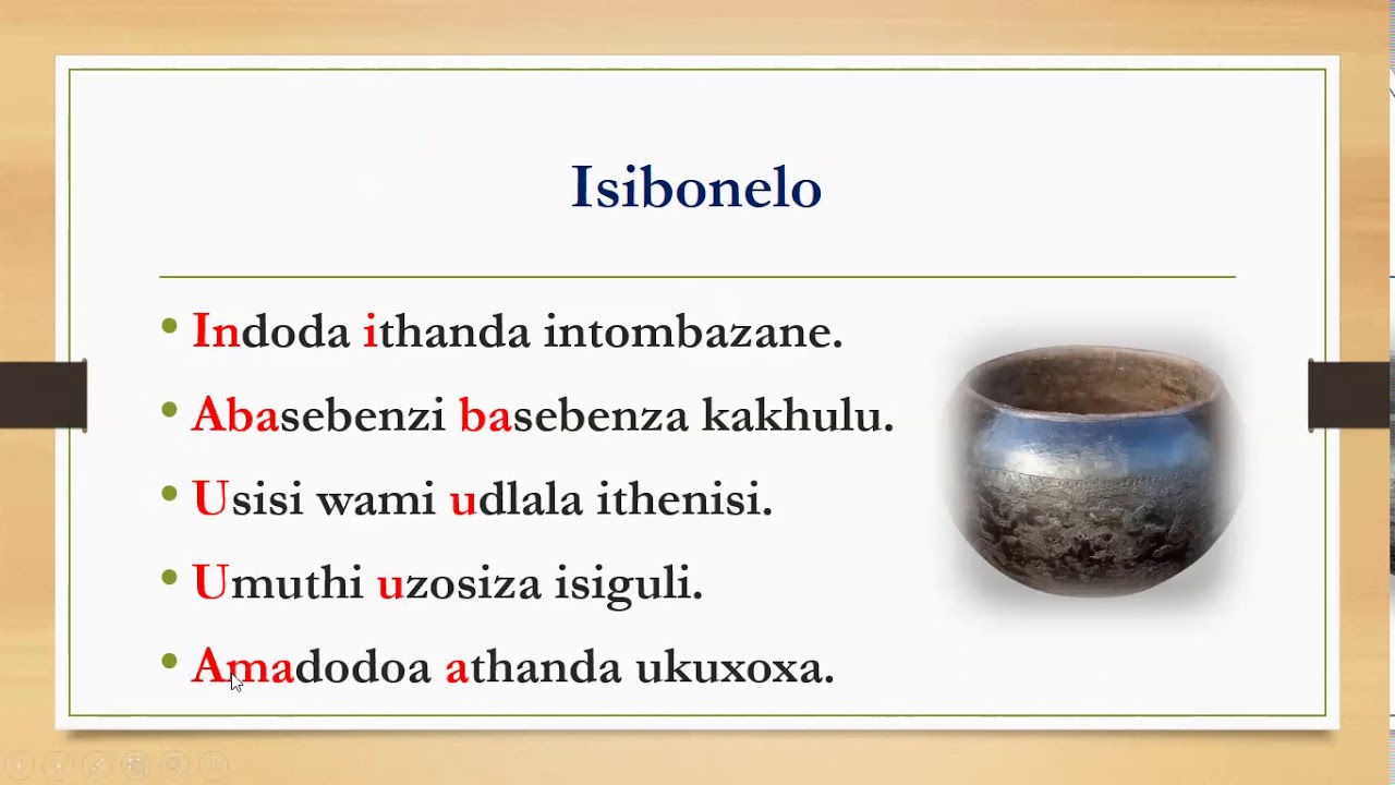Izimvumelwano (Subject Concords)
