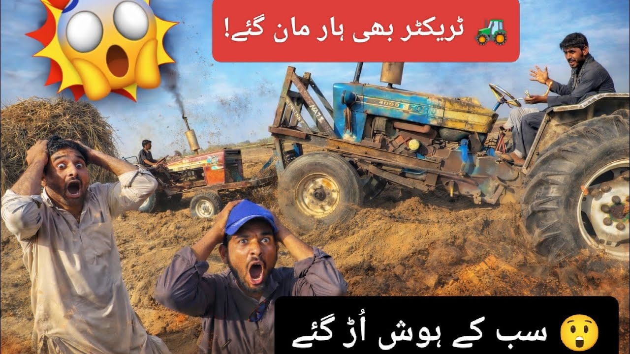 alghazi 65 hp tractor | fiat 640 tractor power | mf 375 tractor stunts | Nadeem Vlog |
