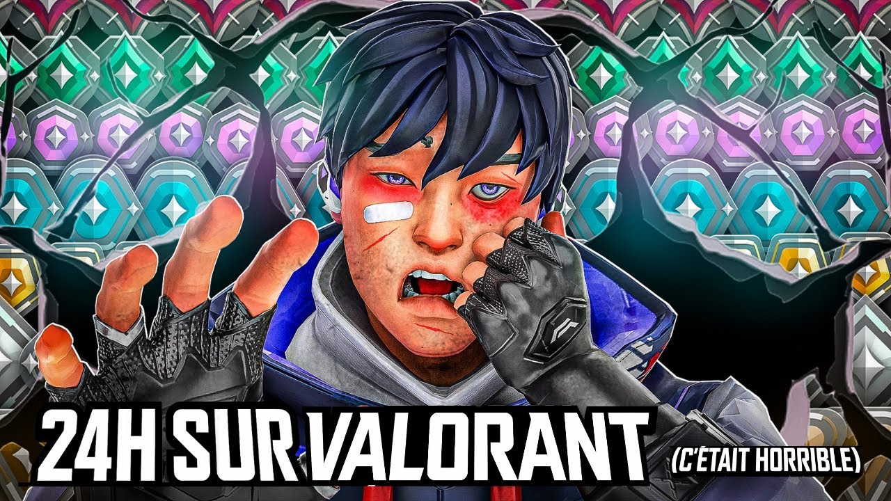 24H NON STOP EN RANKED SUR VALORANT ! QUELS SONT LES R&Eacute;SULTATS ? (road to immo ep 6)