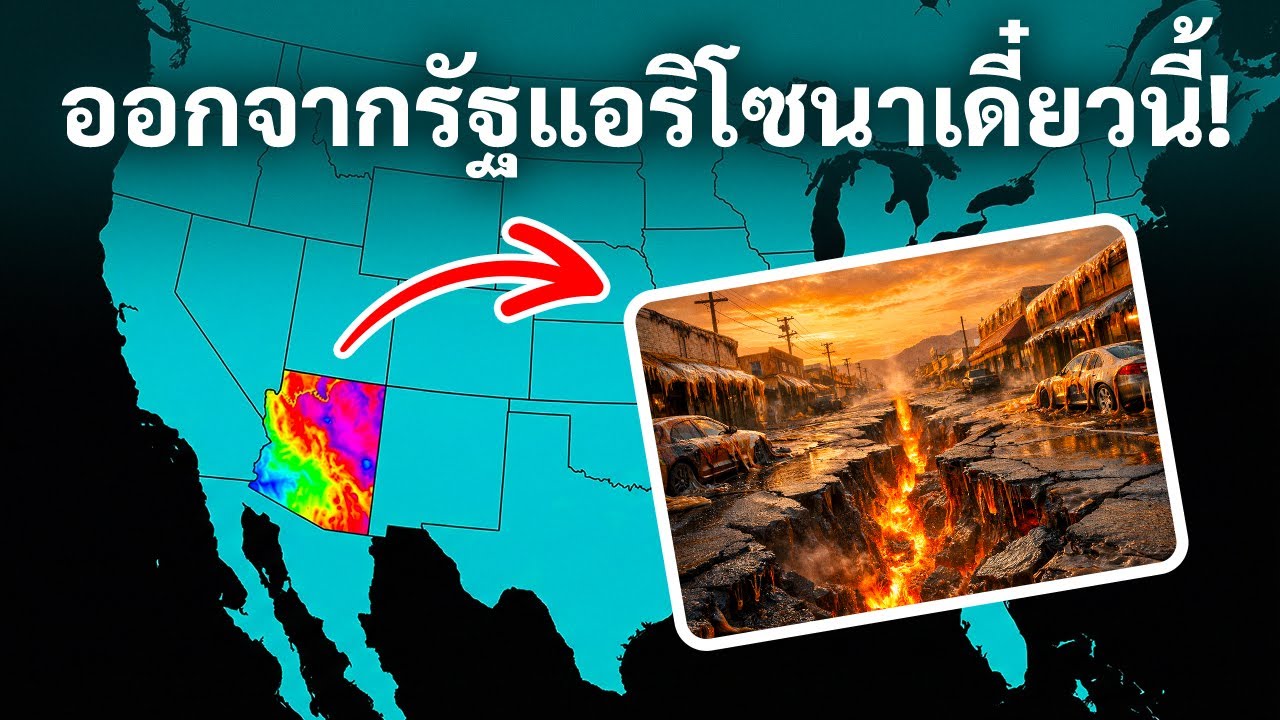 รัฐแอริโซนากำลังจมลง และดาวเทียมเพิ่งบันทึกภาพไว้ได้