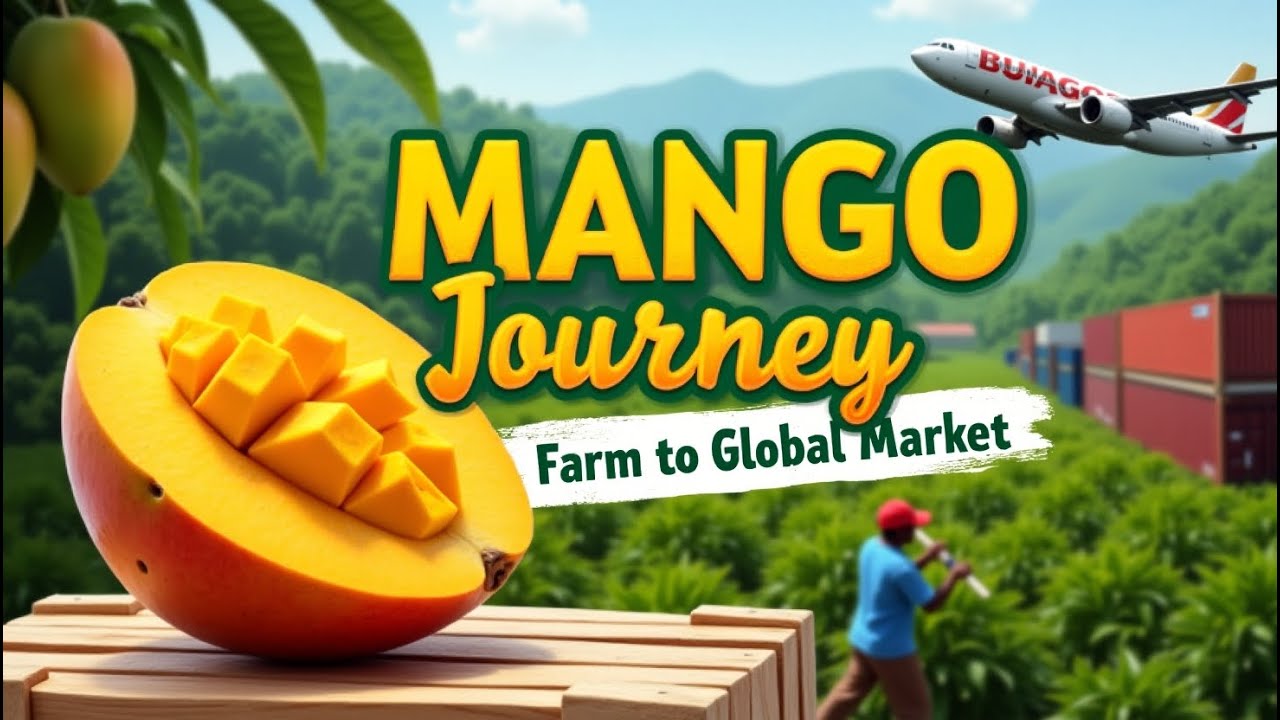🥭 Mango Journey: From Farm to Global Market 🌍🚛