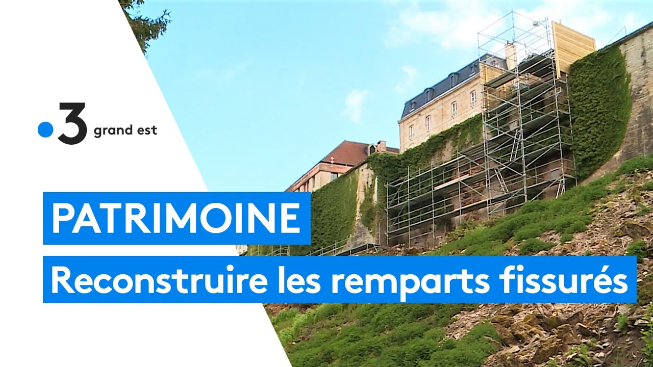 Une rénovation à 6.000.000 € pour des remparts qui menacent de s'effondrer à Langres
