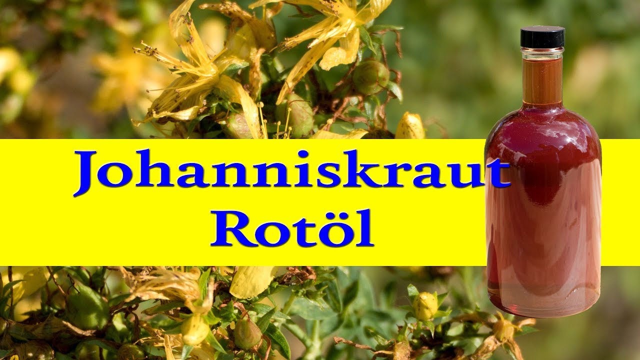Wie man Johanniskraut Rot&ouml;l macht
