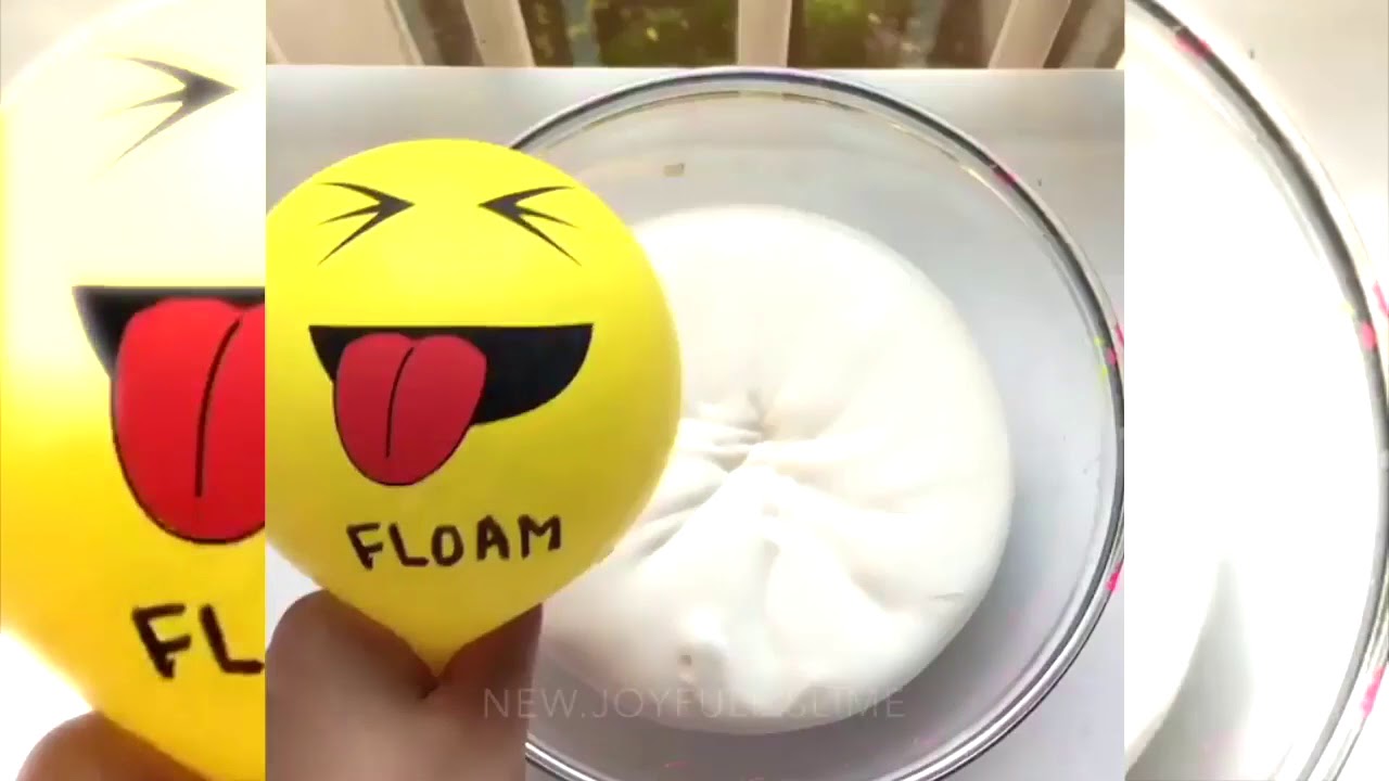 kit làm slime bằng bóng bay/thủy nguyễn(nguồn:Satisfying Slime ASMR)