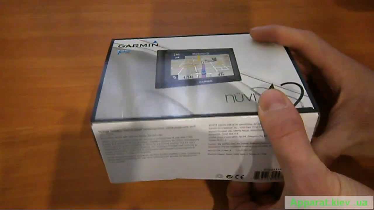 Видео обзор навигатора Garmin nuvi 42