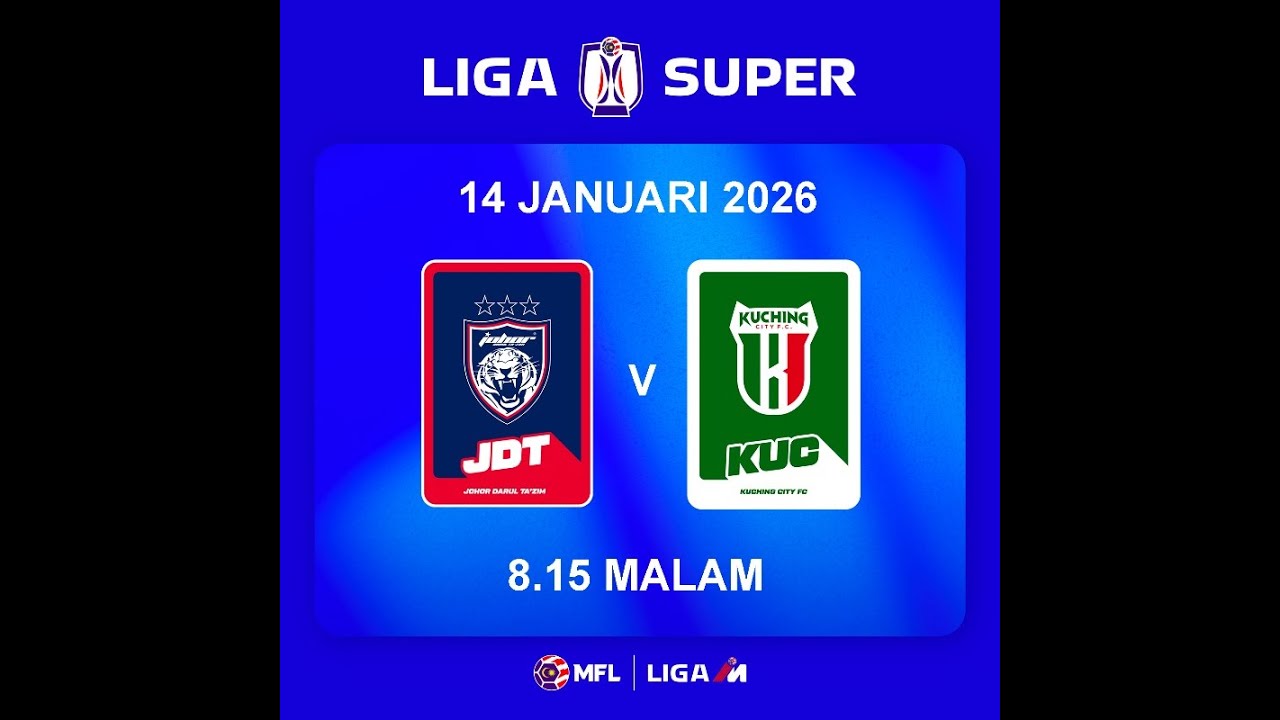 JDT FC VS KUCHING CITY FC🔥🔥🔥 LIGA SUPER