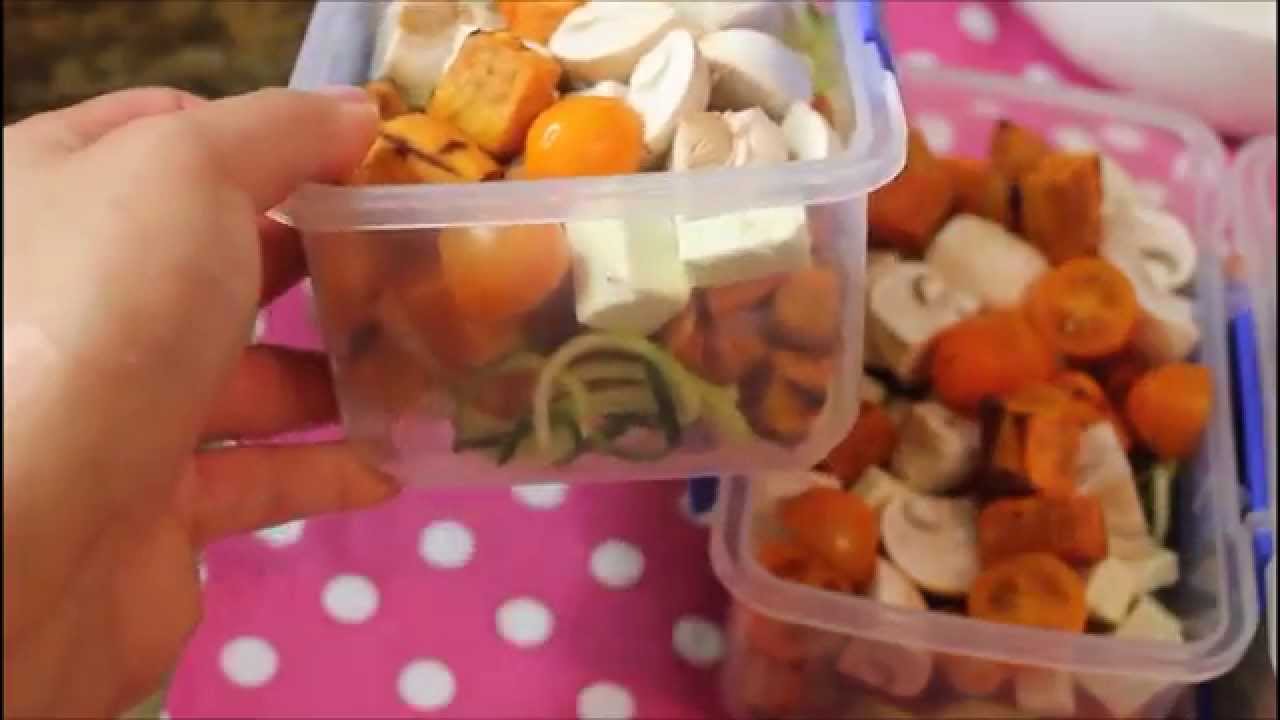 VEGETARIAN FOOD PREP - QUICK AND EASY (Mini meal prep session!)