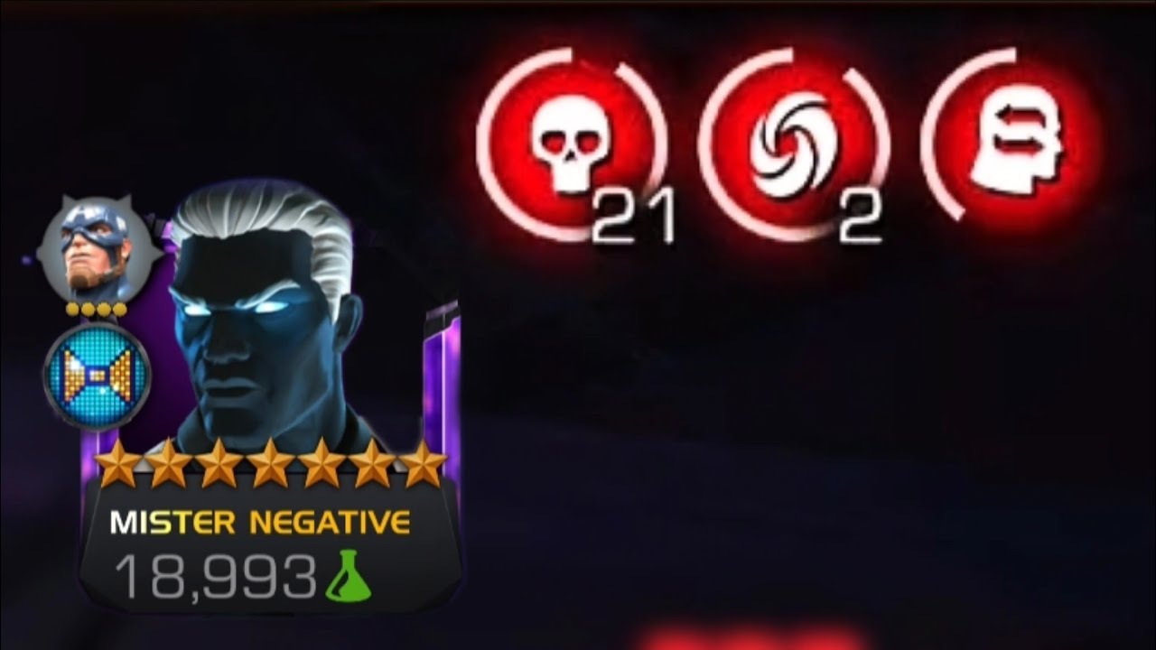 How To Use Mr. Negative - MCOC