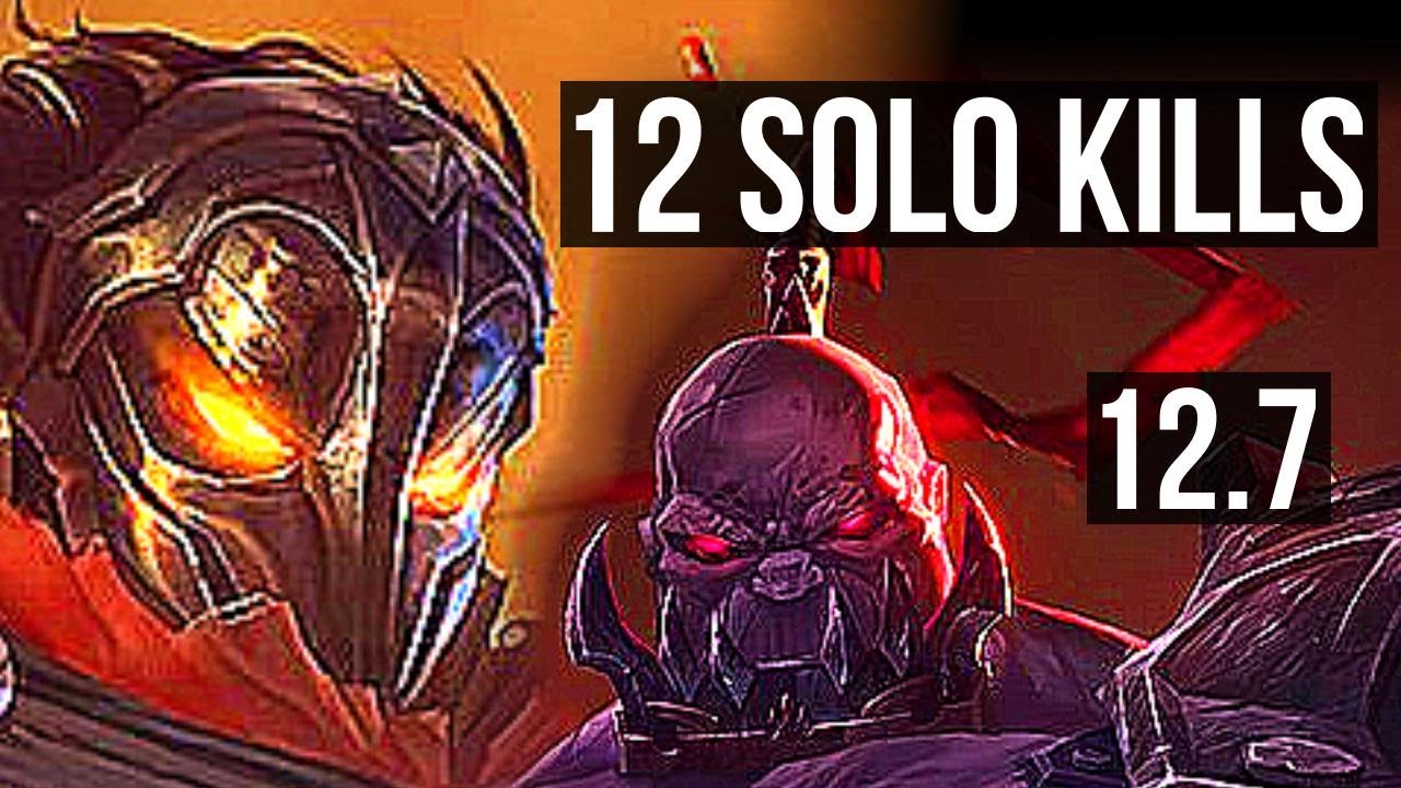 VIKTOR vs SION (TOP) (DEFEAT) | 12 solo kills, 3.2M mastery, Legendary | EUW Master | 12.7