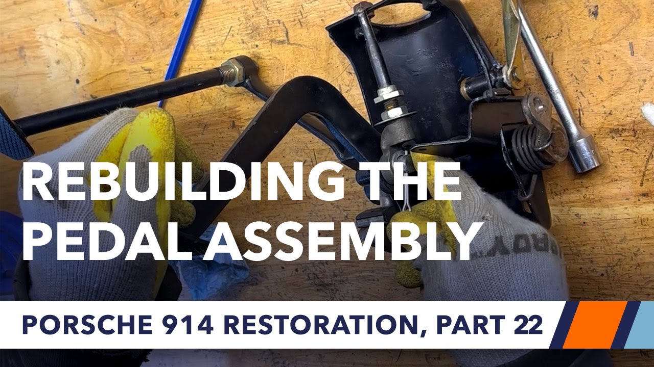 Rebuilding the pedal assembly on a Porsche 914