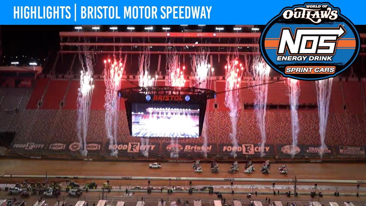 World of Outlaws NOS Energy Drink Sprint Cars Bristol Motor Speedway, April 29, 2022 | HIGHLIGHTS