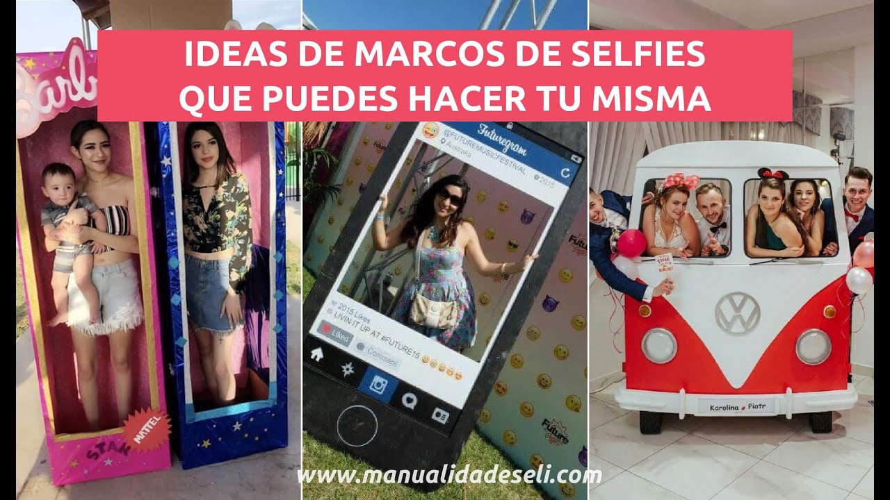 IDEAS DE MARCOS DE SELFIES PARA TOMARSE FOTOS EN FIESTAS O EVENTOS
