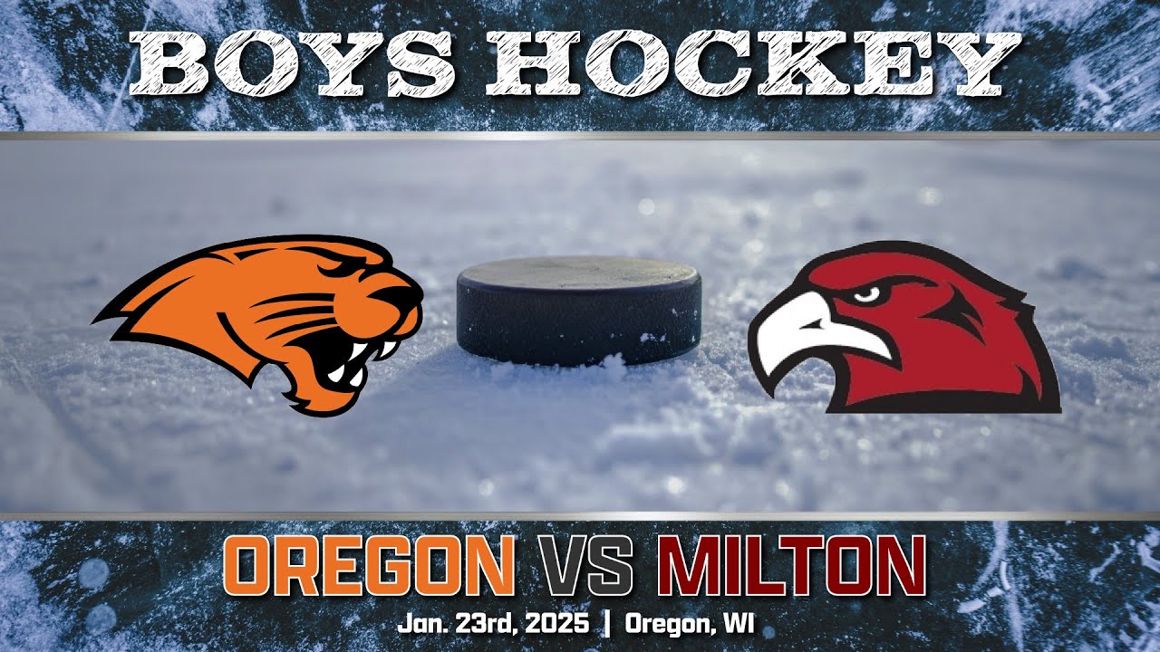 Boys Hockey: Oregon vs Milton (1/23/26)