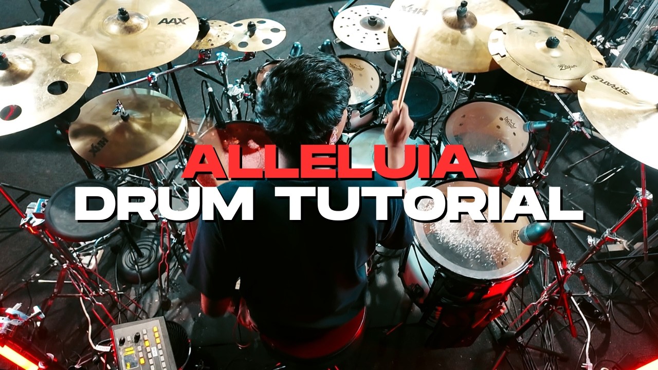 How To Play “Alleluia” on Drums | Elevation Worship Drum Tutorial