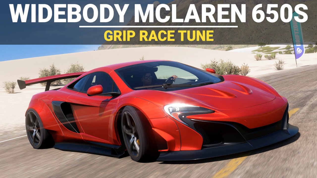 Forza Horizon 5 Tuning - 2015 McLaren 650S Coupe Widebody - FH5 Grip Race Build, Tune & Gameplay