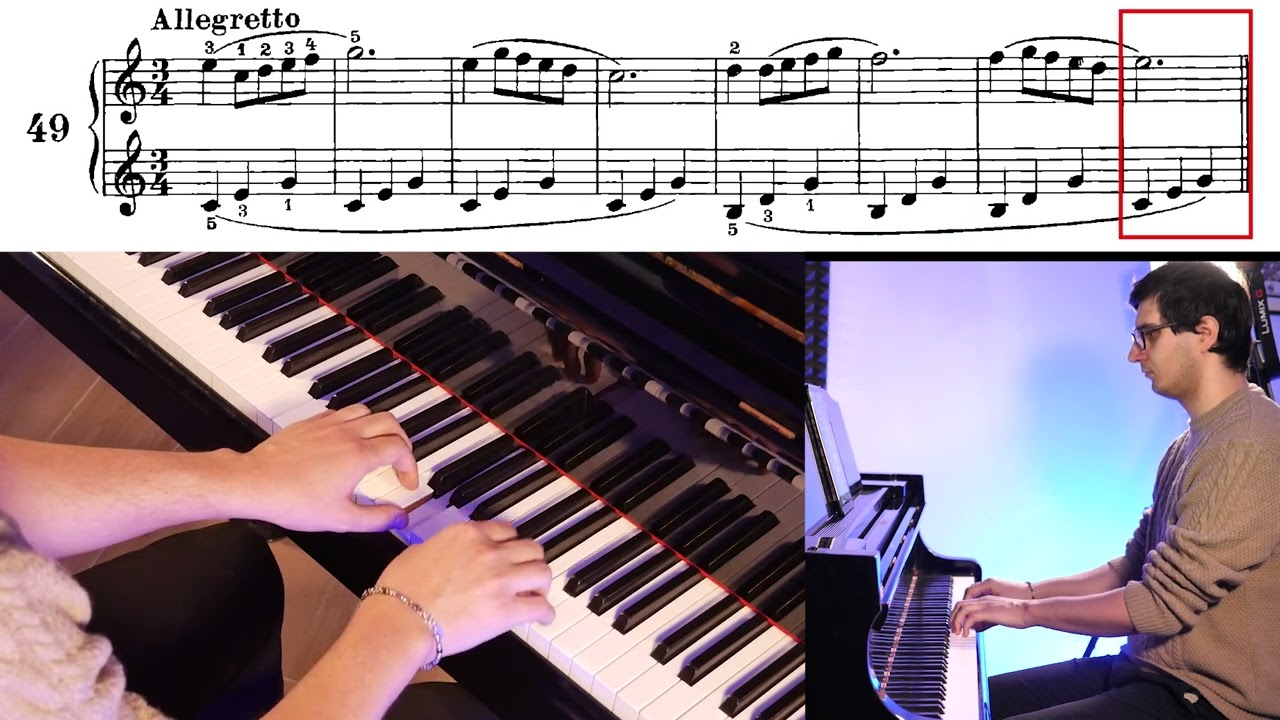 Beyer op.101 n.49 - Esecuzione