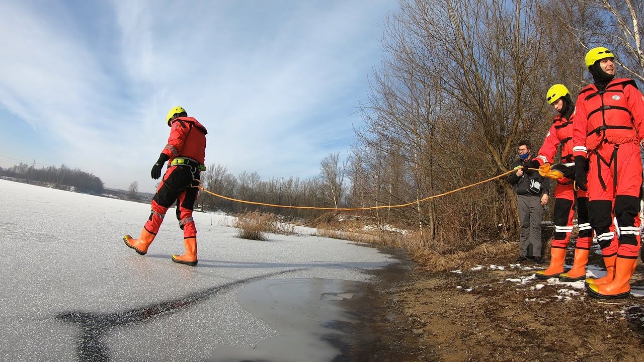 Výcvik na zamrzlé hladině, 31.1.2021