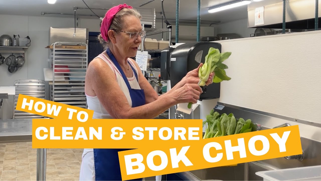 How to Prep & Store Your Bok Choy