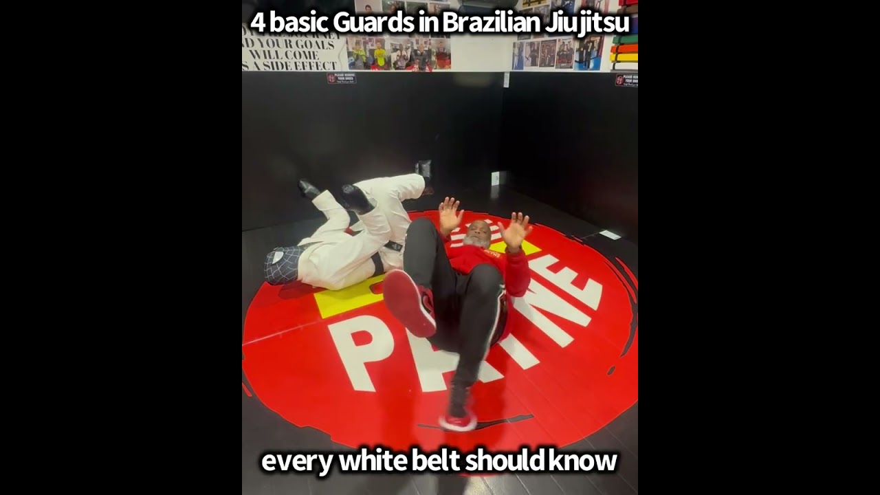 In Brazilian jujutsu here are four basic guard positions that every white belt should know.