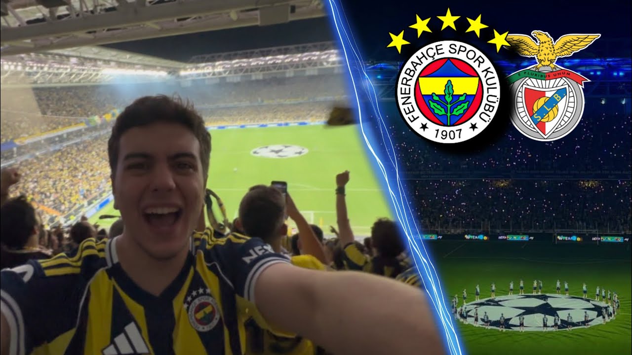 😱 TURU PORTEKİZ’E BIRAKTIK! | Fenerbahçe 0-0 Benfica Stadyum Vlogu 4K (Şampiyonlar Ligi)