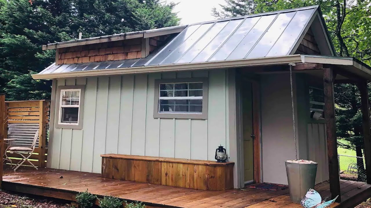 Amazing Cozy Cocoon Micro Tiny House Nestled in The Blue Ridge Mtns in Fairview, NC