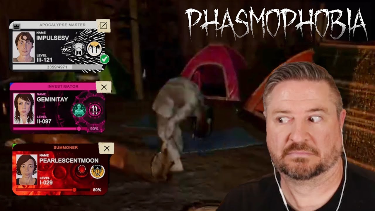 The Soup Group Goes Camping! (Phasmophobia w/ Gem, and Pearl)