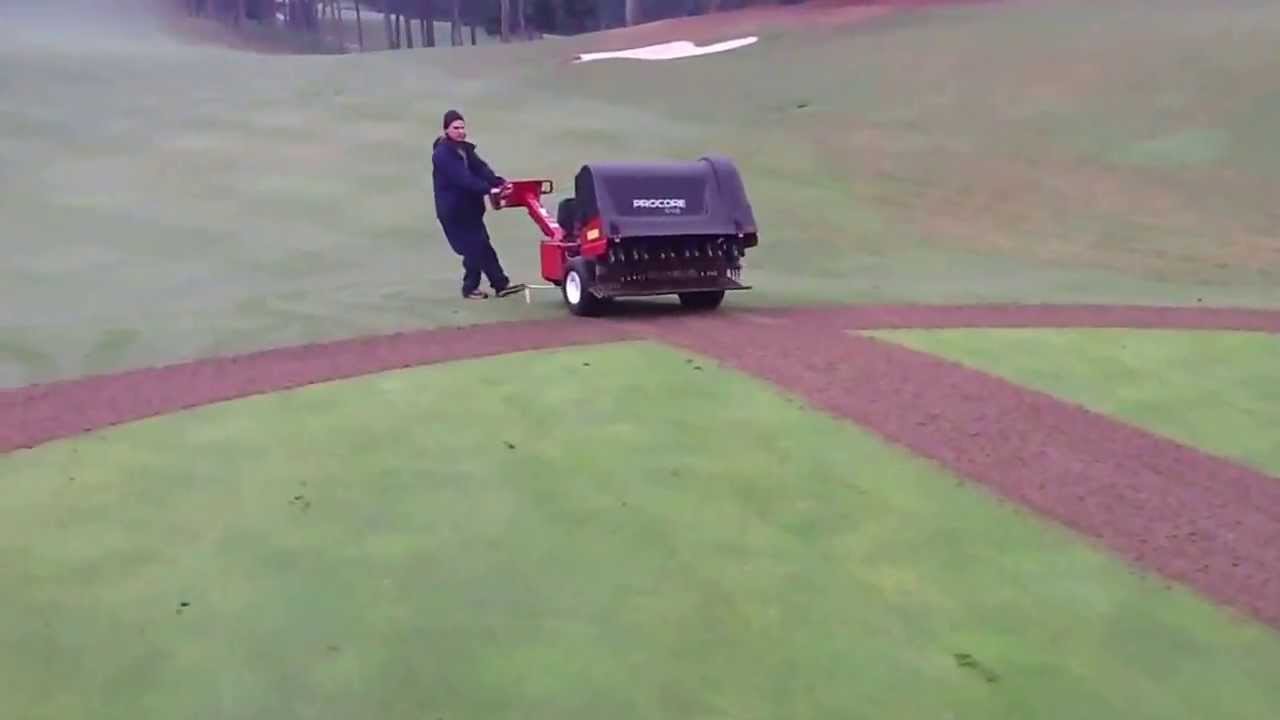 Greens Aerification